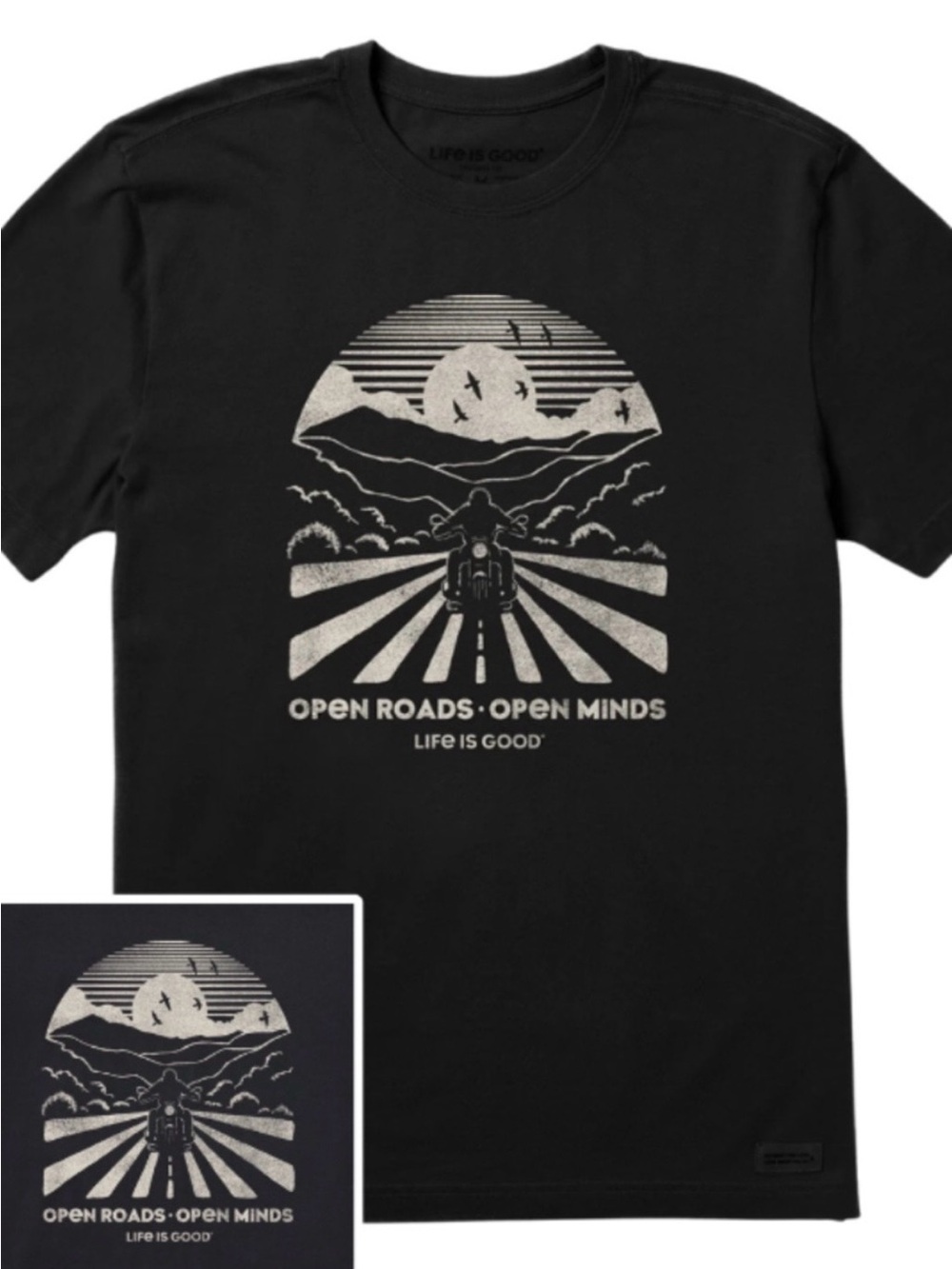🖤 Life Is Good Motorcycle Crusher Tee Lite 🖤